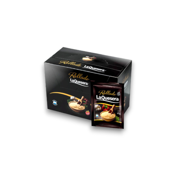 Queso Rallado (caja) La Quesera 20ux 40 Gr