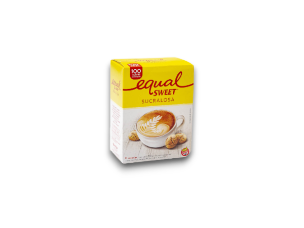 Edulcorante Sucralosa Equalsweet X 100 Sobres