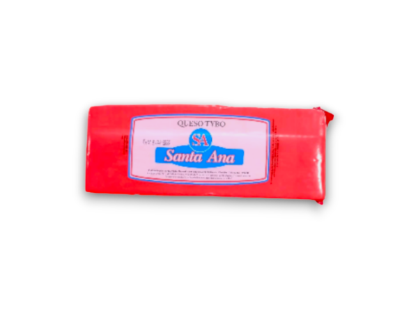 Queso Barra Santa Ana 4ux 1 Kg  (peso Aprox 4kg)