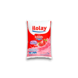 Yogur Bebible Frutilla Ilolay x 1 Lt