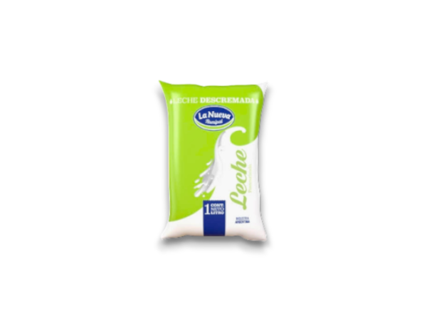 Leche Descremada Sachet La Nueva X 1 Lt