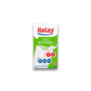 Leche Larga Vida Descremada Ilolay 12u_x 1 Lt