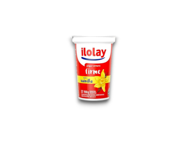 Yogur Firme Vainilla Ilolay X 190 Gr