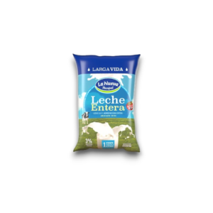 Leche Larga Vida Entera Sachet La Nueva X 1 Lt