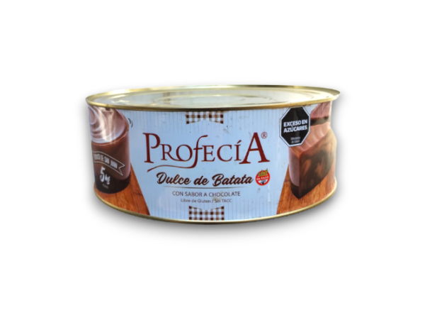 Dulce Batata Chocolate Profecia X 5 Kg *lata*