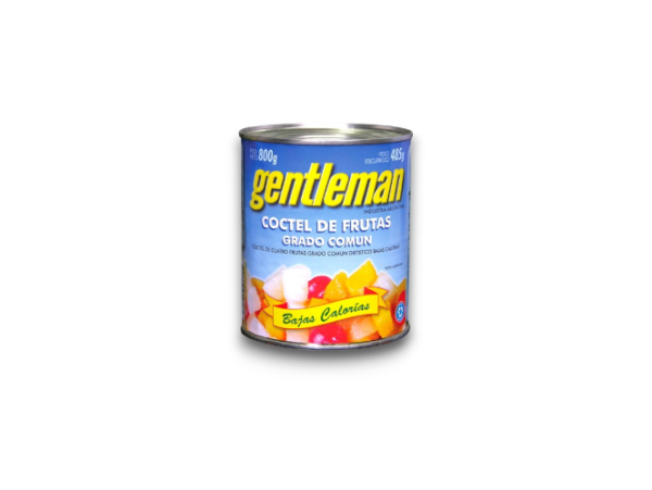 Coctel De Frutas Bajas Cal Gentleman X 800 Gr