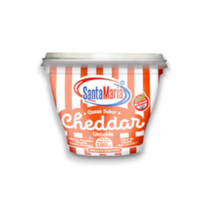 Queso Untable Cheddar Santa Maria X 180 Gr