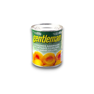 Duraznos En Mitades Gentleman X 820 Ml