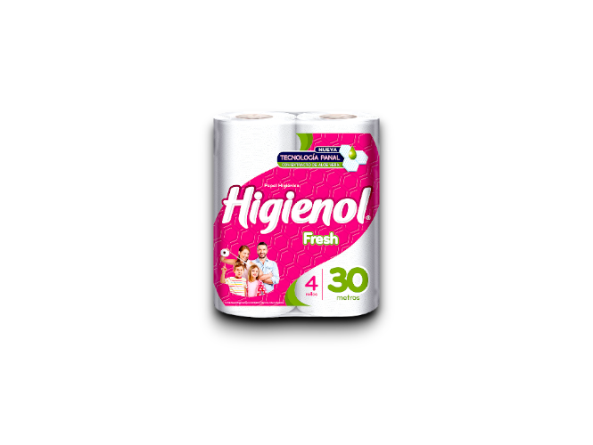 Papel Higienico Higienol Fresh 4ux 30 Mts Distrolac