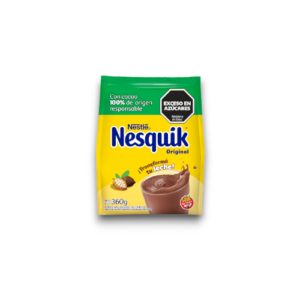 Cacao En Polvo Nesquik Chocolate S/ Tacc X 360 Grs