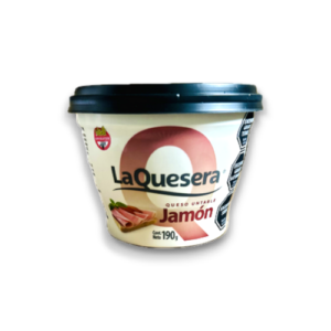 Queso Untable Con Jamon La Quesera X 190 Gr