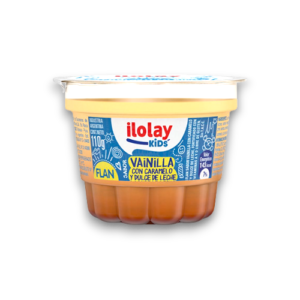 Flan C/ Caramelo Y Dulce de leche Ilolay X 110 Gr